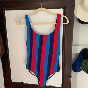 Solid & Striped One Piece